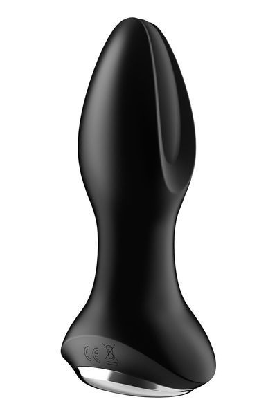 Анальна смарт-вібропробка із перлинним масажем Satisfyer Rotator Plug 2+ Black SO6279 фото