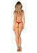 Трусики з доступом Obsessive Ingridia crotchless thong XS/S, червоні SO9043 фото 9