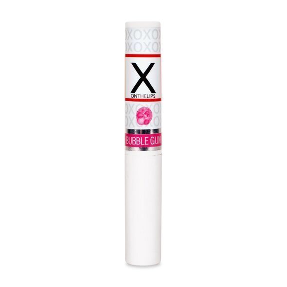 Стимулювальний бальзам для губ унісекс Sensuva &ndash; X on the Lips Bubble Gum з феромонами, жуйка SO4462 фото