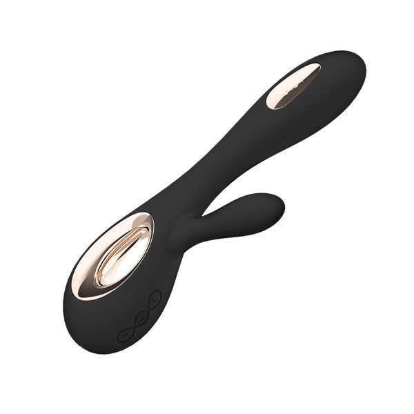 Вібратор-кролик LELO Soraya Wave Black, манливі рухи стовбура SO8112 фото