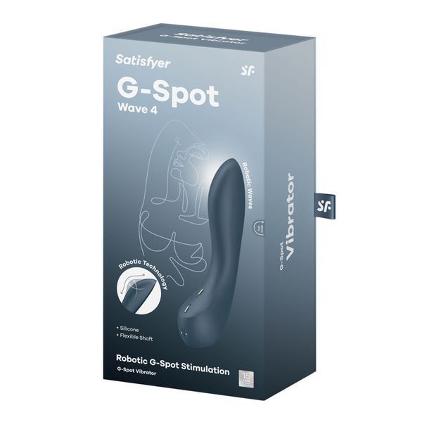 Стимулятор точки G Satisfyer G-Spot Wave 4, ефект пестощів пальчиком, 12 режимів SX2167 фото