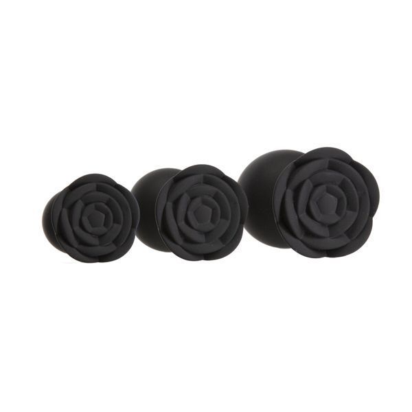 Набір силіконових анальних пробок BMS Roses Til&rsquo; Dawn Silicone Anal Plug Kit (пошкоджене паковання!!!) SX3150-R фото