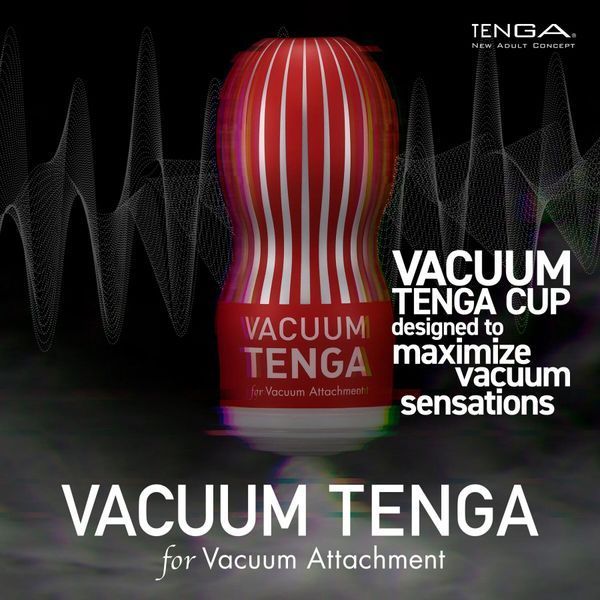 Мастурбатор VACUUM TENGA CUP, сумісний з насадками Tenga Vacuum Controller I та II, Tenga VACUUM MAX SX2462 фото