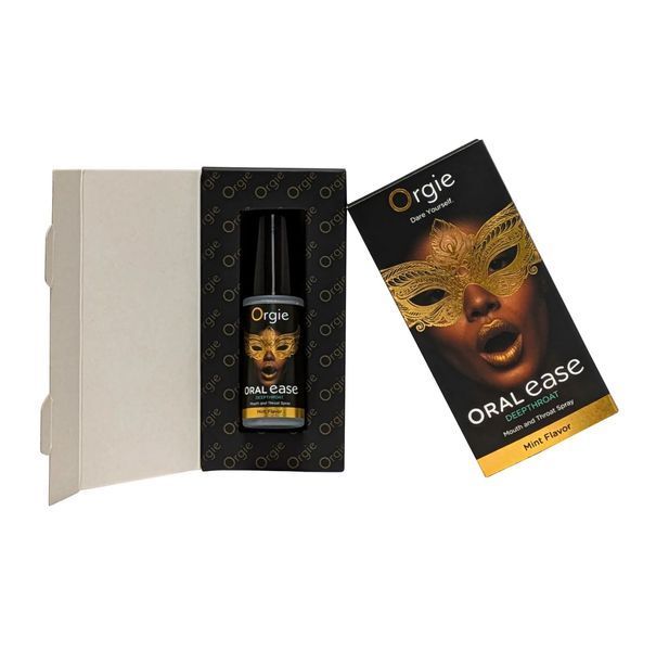 Спрей для глибокого мінету Orgie &ndash; Oral Ease Deepthroat (15 мл), м&rsquo;ятний, без анестетиків SX2737 фото