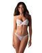Комплект Obsessive Alissium 2-pcs set, M/L, мереживо, ліф з м&rsquo;якою чашкою, трусики танга SX0604 фото 1