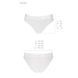 Трусики з прозорою вставкою Passion PS006 PANTIES M, white SO4236 фото 5