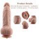 Гнучкий фалоімітатор для секс-машин Hismith 9.25&Prime; Silicone Dildo, система KlicLok SO6207 фото 2