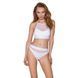 Трусики з прозорою вставкою Passion PS006 PANTIES M, white SO4236 фото 2