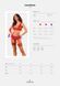 Комплект білизни Obsessive Lacelove cupless 3-pcs set XL/2XL Red, бюстгальтер, стрінги, пояс для панчіх SO8657 фото 5