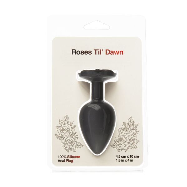 Анальна пробка BMS Roses Til&rsquo; Dawn Silicone Anal Plug Large SX3149 фото
