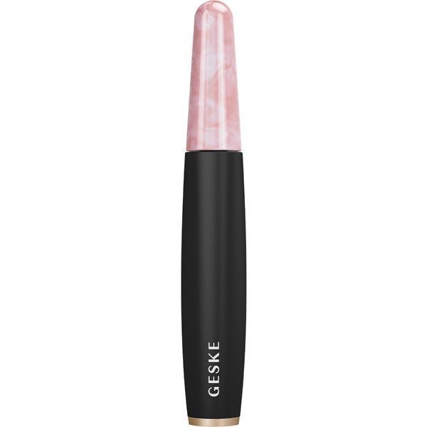 Ручка-масажер для обличчя з рожевим кварцом GESKE SmartAppGuided Rose Quartz & Depuffing Pen 6in1 gray HB0659 фото