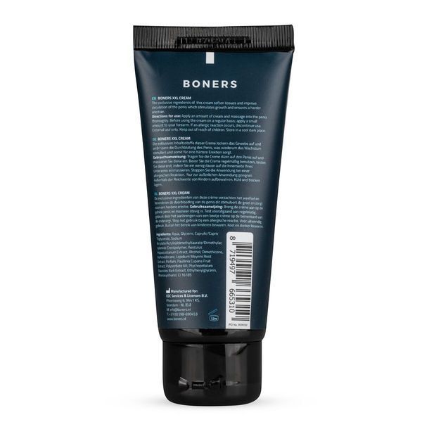 Крем для ерекції та збільшення члена Boners Penis XXL Cream (100 мл) (м'яте паковання!!!) SO8877-R фото
