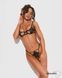 Комплект Obsessive Luise Sublim Black 2-pcs crotchless set S/M SX5082 фото 4
