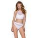 Трусики з прозорою вставкою Passion PS006 PANTIES S, white SO4237 фото 2