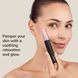 Ручка-масажер для обличчя з рожевим кварцом GESKE SmartAppGuided Rose Quartz & Depuffing Pen 6in1 gray HB0659 фото 4