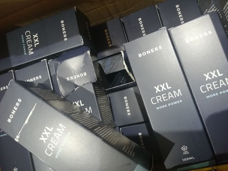 Крем для ерекції та збільшення члена Boners Penis XXL Cream (100 мл) (м'яте паковання!!!) SO8877-R фото