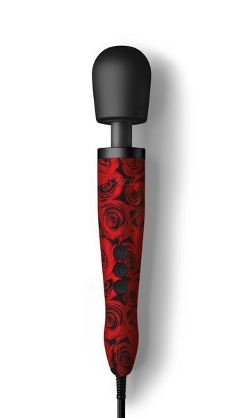 Вібромасажер DOXY Original ROSE PATTERN, дуже потужний, живлення 220В, пульсівні вібрації SX2454 фото