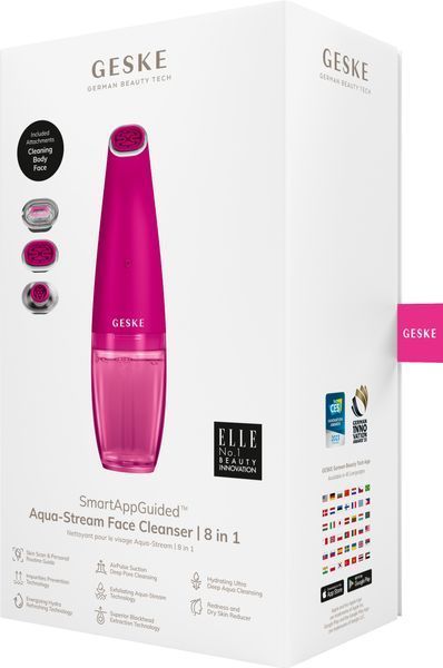 Очищуючий засіб для обличчя GESKE Aqua-Stream Face Cleanser 8в1 magenta HB0399 фото