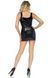 Вінілова мінісукня на шнурівці Leg Avenue Vinyl lace up mini dress L SO8000 фото 2
