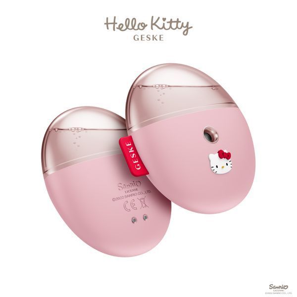 Електронний освіжувач для зволоження обличчя GESKE Facial Hydration Refresher 4в1 by Hello Kitty pink HB0254 фото