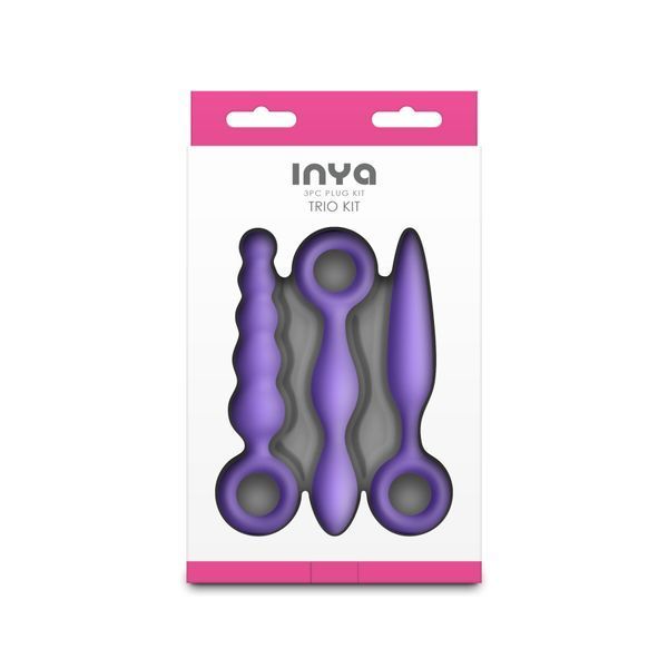 Набір анальних іграшок NS Novelties INYA - Trio Kit - Purple SX4351 фото