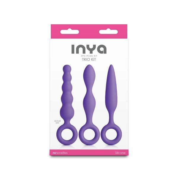 Набір анальних іграшок NS Novelties INYA - Trio Kit - Purple SX4351 фото