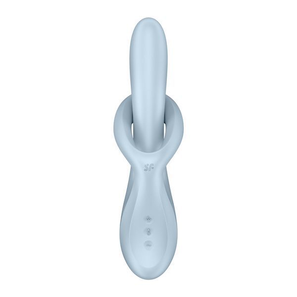 Вібратор з ротацією Satisfyer Heat Flex 4 Blue, підігрів до 39&deg;C SX2169 фото