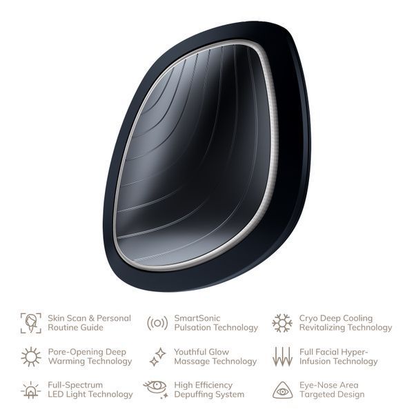 Ультразвукова маска тепло та холод GESKE Sonic Warm&Cool Mask 9в1 black HB0102 фото