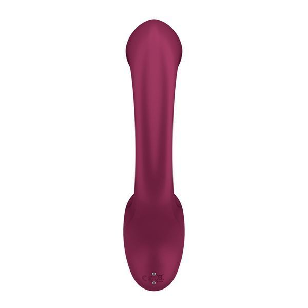 Вагінально-кліторальний вібратор Satisfyer G for Goddess 2 Wine Red, 2 мотори SX3260 фото