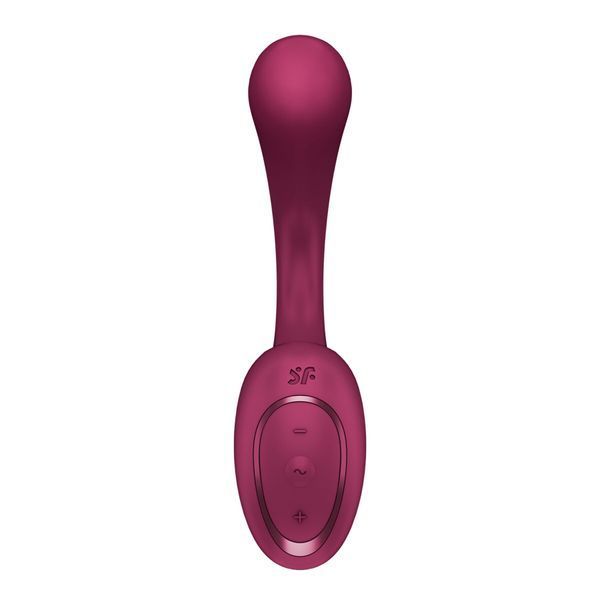 Вагінально-кліторальний вібратор Satisfyer G for Goddess 2 Wine Red, 2 мотори SX3260 фото