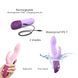 Вібратор-кролик Love To Love Hello Rabbit Violet з гнучким стовбуром і стимуляцією точки G, 2 мотори SO3353 фото 5