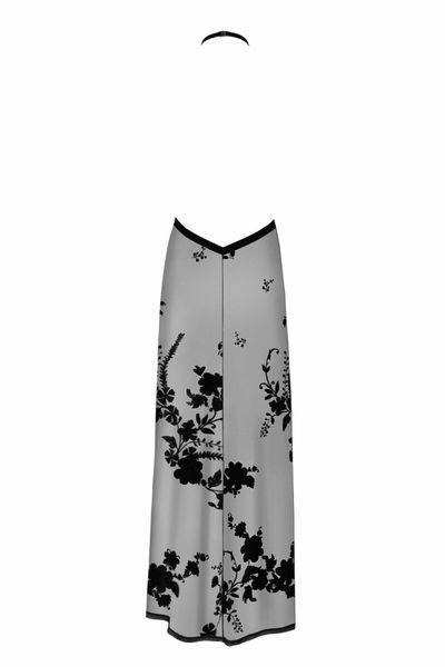 Сукня Noir Handmade F312 Divinity, M, black, прозора, до підлоги, відкрита спина, розріз збоку SX0310 фото