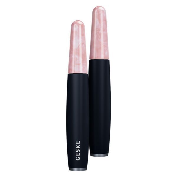 Ручка-масажер для обличчя з рожевим кварцом GESKE SmartAppGuided Rose Quartz & Depuffing Pen 6in1 black HB0661 фото