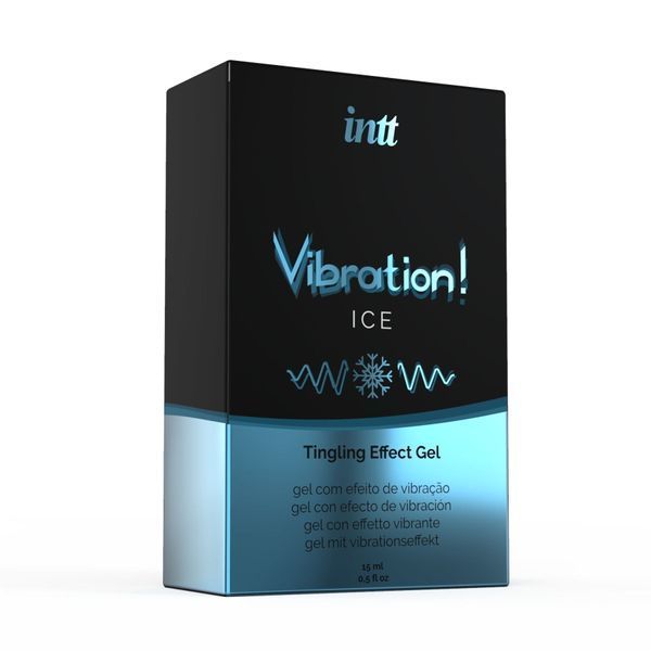 Рідкий вібратор Intt Vibration Ice (15 мл) (м'яте паковання!!!) SO2920-R фото