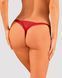 Мереживні стрінги Obsessive Lacelove thong M/L Red, низька посадка SO8662 фото 2