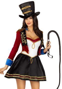 Костюм дресирувальниці Leg Avenue Ringmaster Costume M, сукня, капелюх SO9194 фото