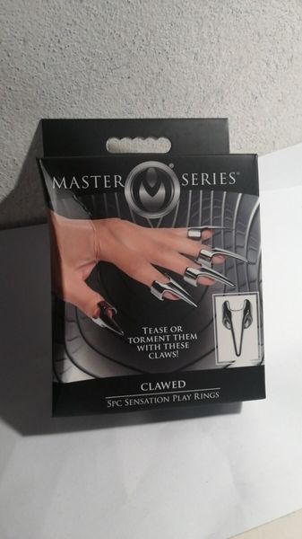 Набір кілець з кігтями Master Series Five-Piece Sensation Claw Rings - Silver (м'ята упаковка!!!) SX1191-R фото
