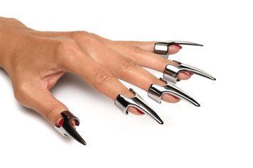 Набір кілець з кігтями Master Series Five-Piece Sensation Claw Rings - Silver (м'ята упаковка!!!) SX1191-R фото