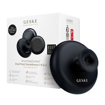 Набір для догляду за стопами з ручкою GESKE Dual Foot Smoothener 9в1 black HB0257 фото