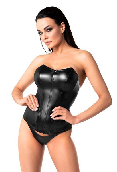 Корсет Noir Handmade F334 Powerwetlook corset - 6XL SX2022 фото