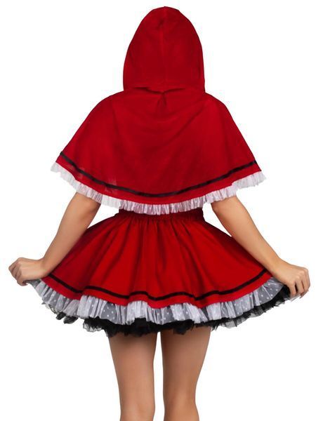 Костюм Червоної Шапочки Leg Avenue Flirty Miss Red Top and Skirt S SX2783 фото