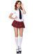 Еротичний костюм школярки Leg Avenue Private School Sweetie M, сорочка, спідниця, краватка, оправа SO9120 фото 2