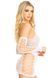 Мінісукня Leg Avenue Mini dress and matching gloves White One Size SX1068 фото 2