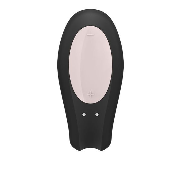 Смарт-вібратор для пар Satisfyer Double Joy Black із широким кліторальним стимулятором SO3898 фото