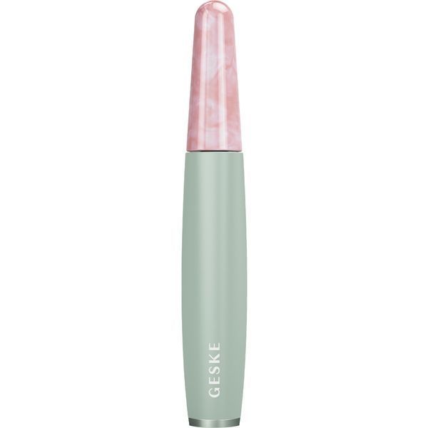 Ручка-масажер для обличчя з рожевим кварцом GESKE SmartAppGuided Rose Quartz & Depuffing Pen 6in1 green HB0662 фото