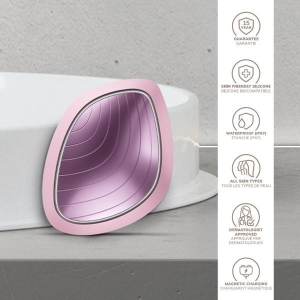 Ультразвукова маска тепло та холод GESKE Sonic Warm&Cool Mask 9в1 pink HB0104 фото