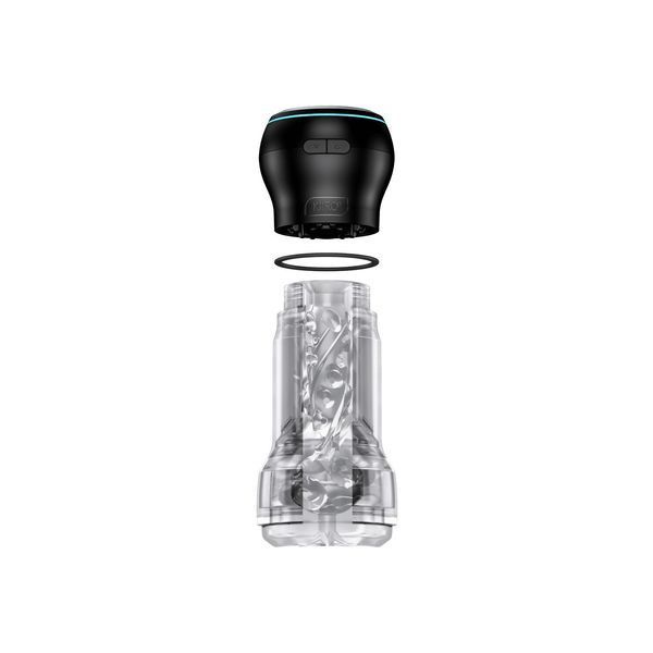 Мастурбатор Kiiroo Feel Pocket Crystal зі всмоктувальною інтерактивною насадкою PowerBlow Combo Set SX2240 фото