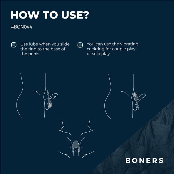 Ерекційне кільце Boners Adjustable Cockring SX3054 фото