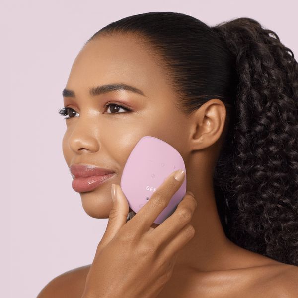 Ультразвукова маска тепло та холод GESKE Sonic Warm&Cool Mask 9в1 pink HB0104 фото