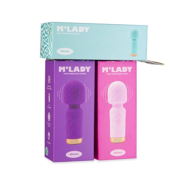 Вібромасажер M&rsquo;Lady Mini Vibrating Wand Pink SX3145 фото